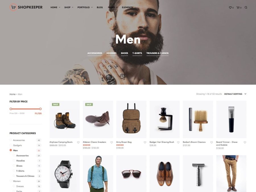 Shop Keeper - Theme wordpress bán hàng miễn phí