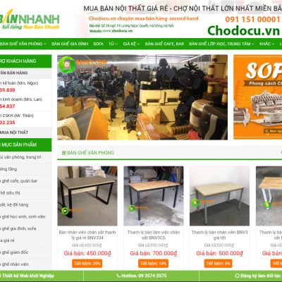 Theme wordpress bán đồ cũ đẹp