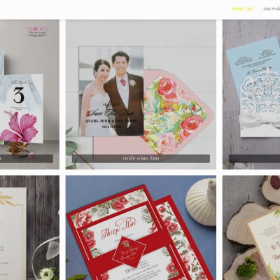 Theme wordpress bán thiệp cưới đẹp